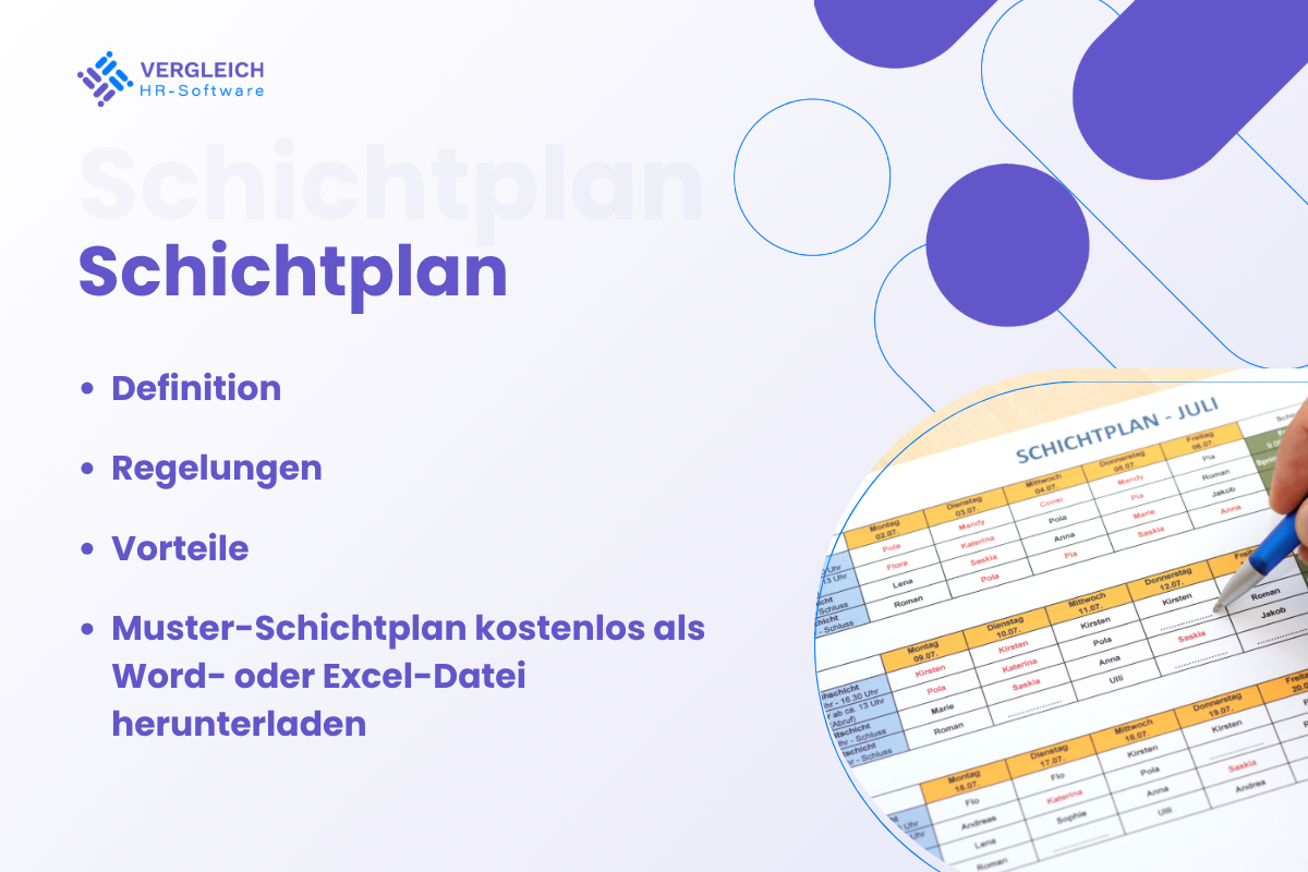 Schichtplan: Definition, Regelungen & Tipps zur Erstellung